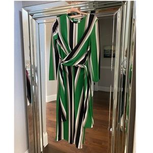 ZARA UNIQUE STRIPED DRESS
